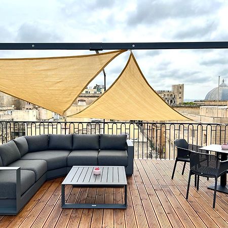 Florette Suite 1Br With Stunning Lounge Terrace By Arcobnb Floriana Eksteriør bilde
