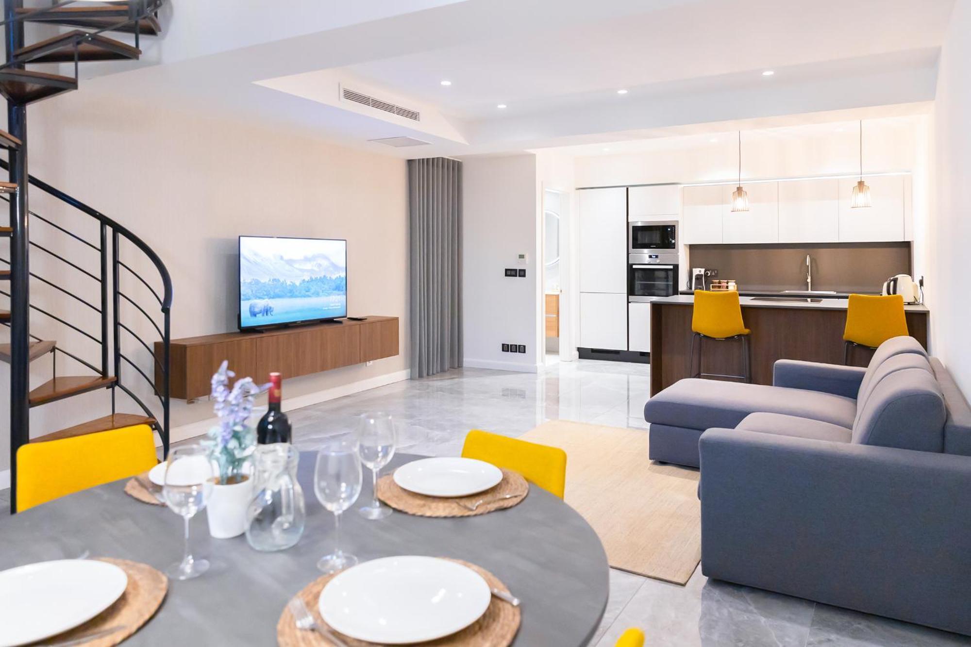Florette Suite 1Br With Stunning Lounge Terrace By Arcobnb Floriana Eksteriør bilde